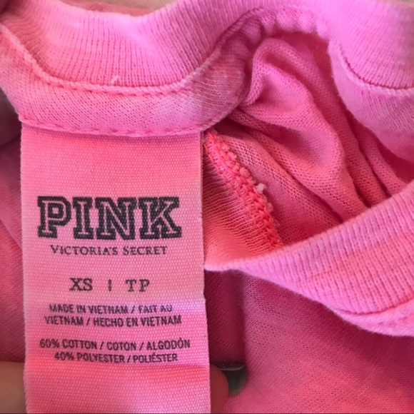 PINK Victoria’s Secret 2 T-Shirt Bundle Size XS - Picture 5 of 7